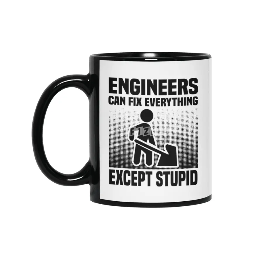 Engineer Crafts Mechanic Gift Siyah Kupa