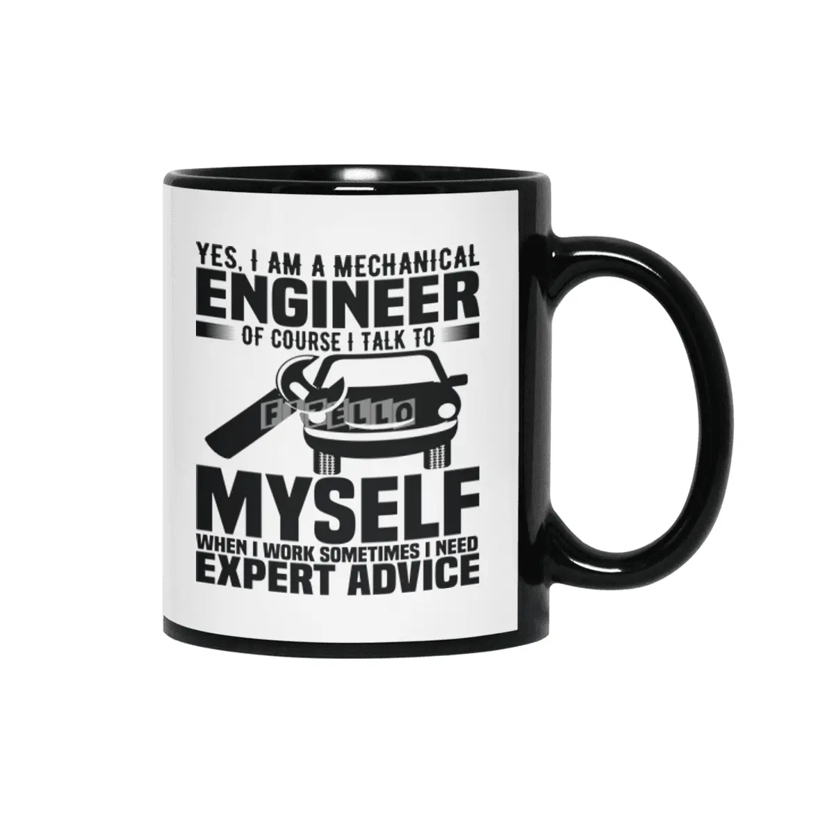 Engineer Crafts Mechanic Gift Siyah Kupa
