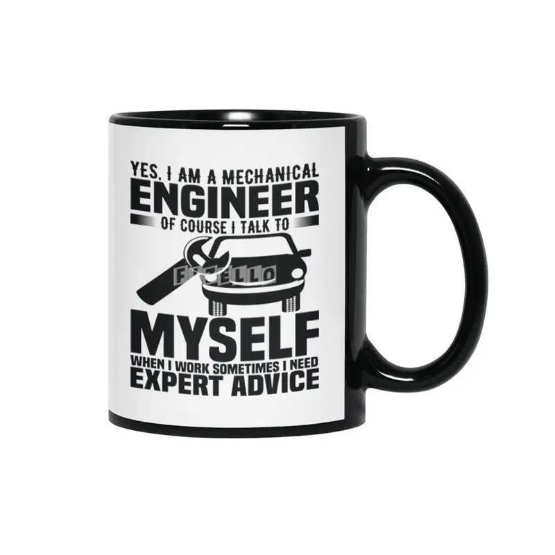 Engineer Crafts Mechanic Gift Siyah Kupa