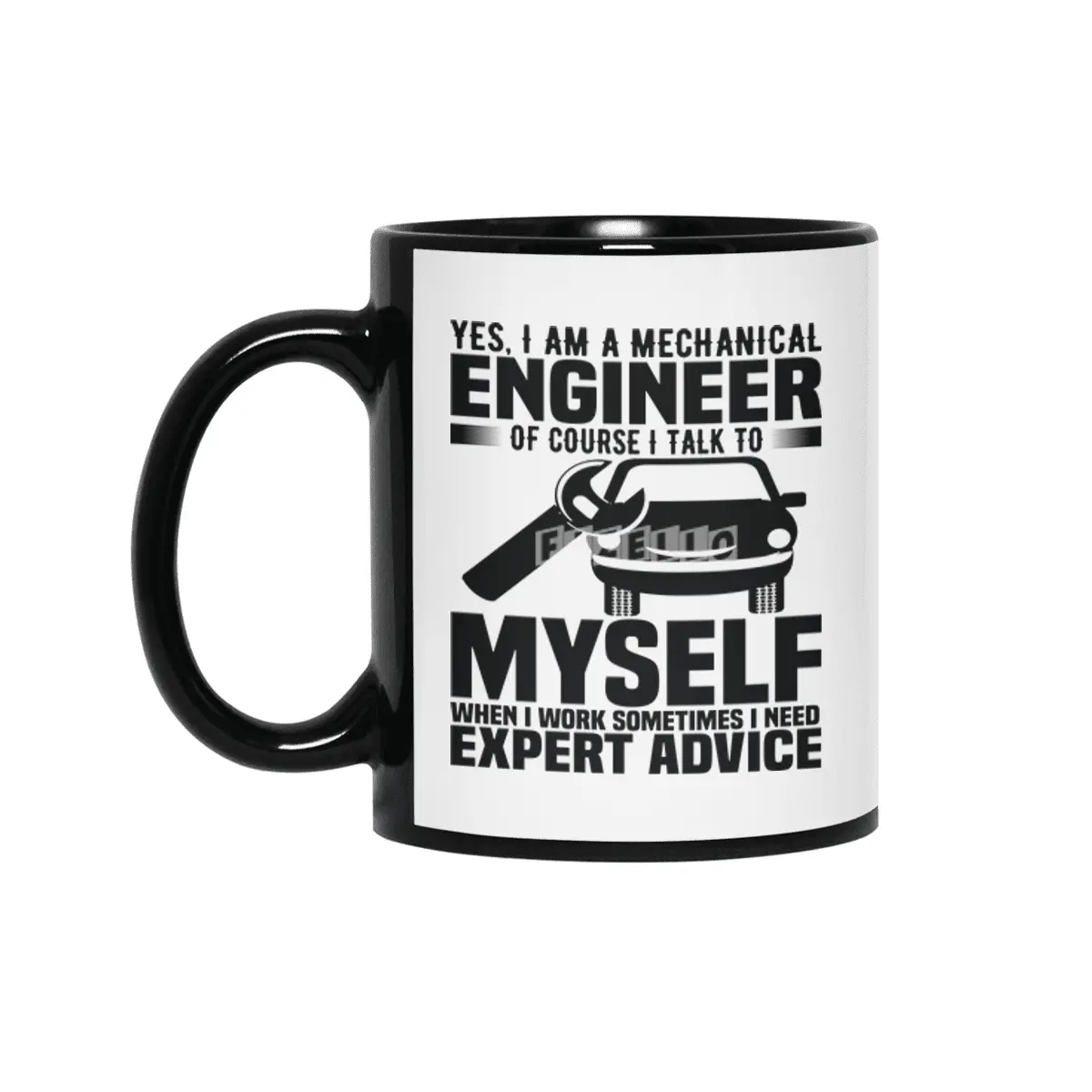 Engineer Crafts Mechanic Gift Siyah Kupa
