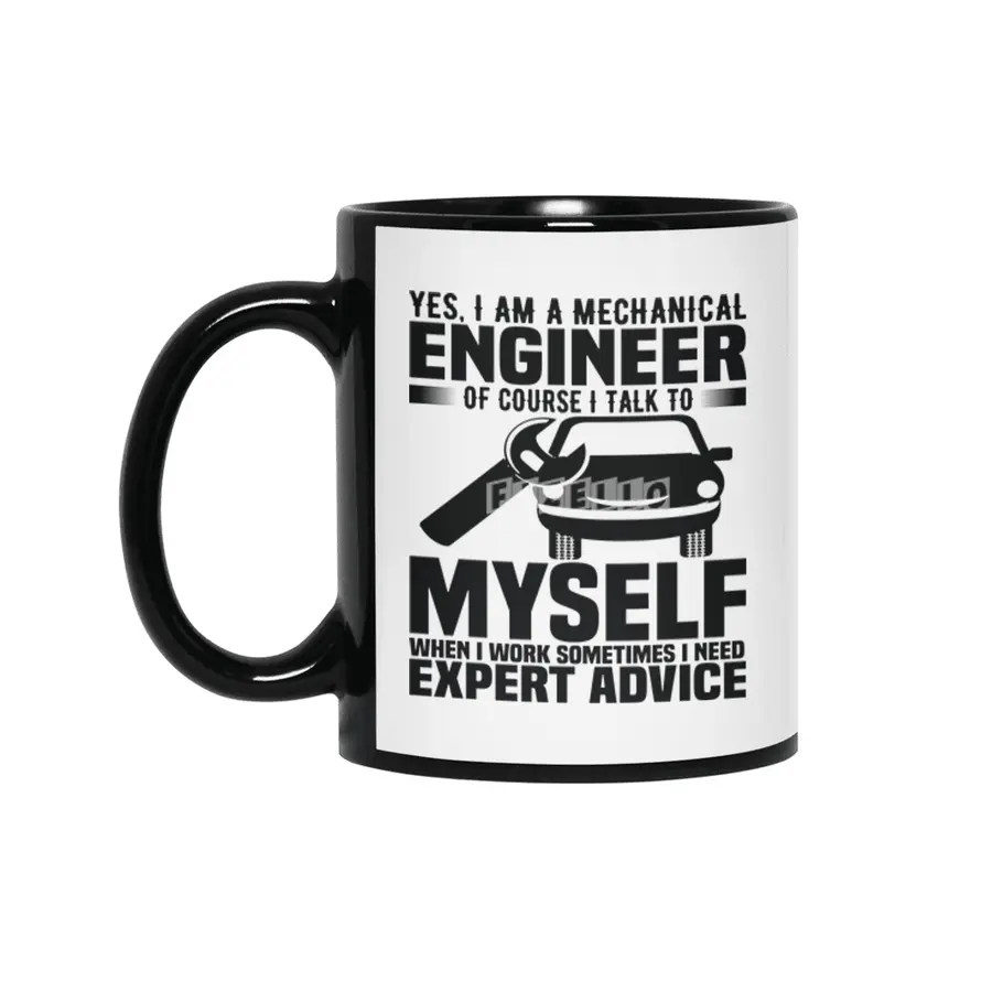 Engineer Crafts Mechanic Gift Siyah Kupa