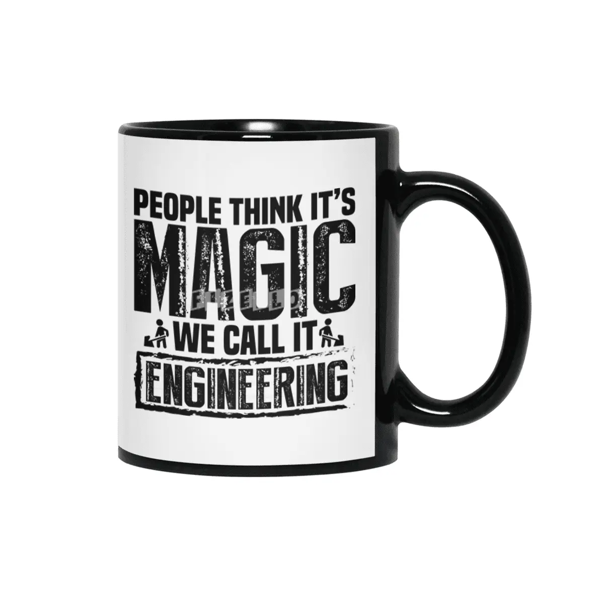 Engineer Crafts Mechanic Gift Siyah Kupa