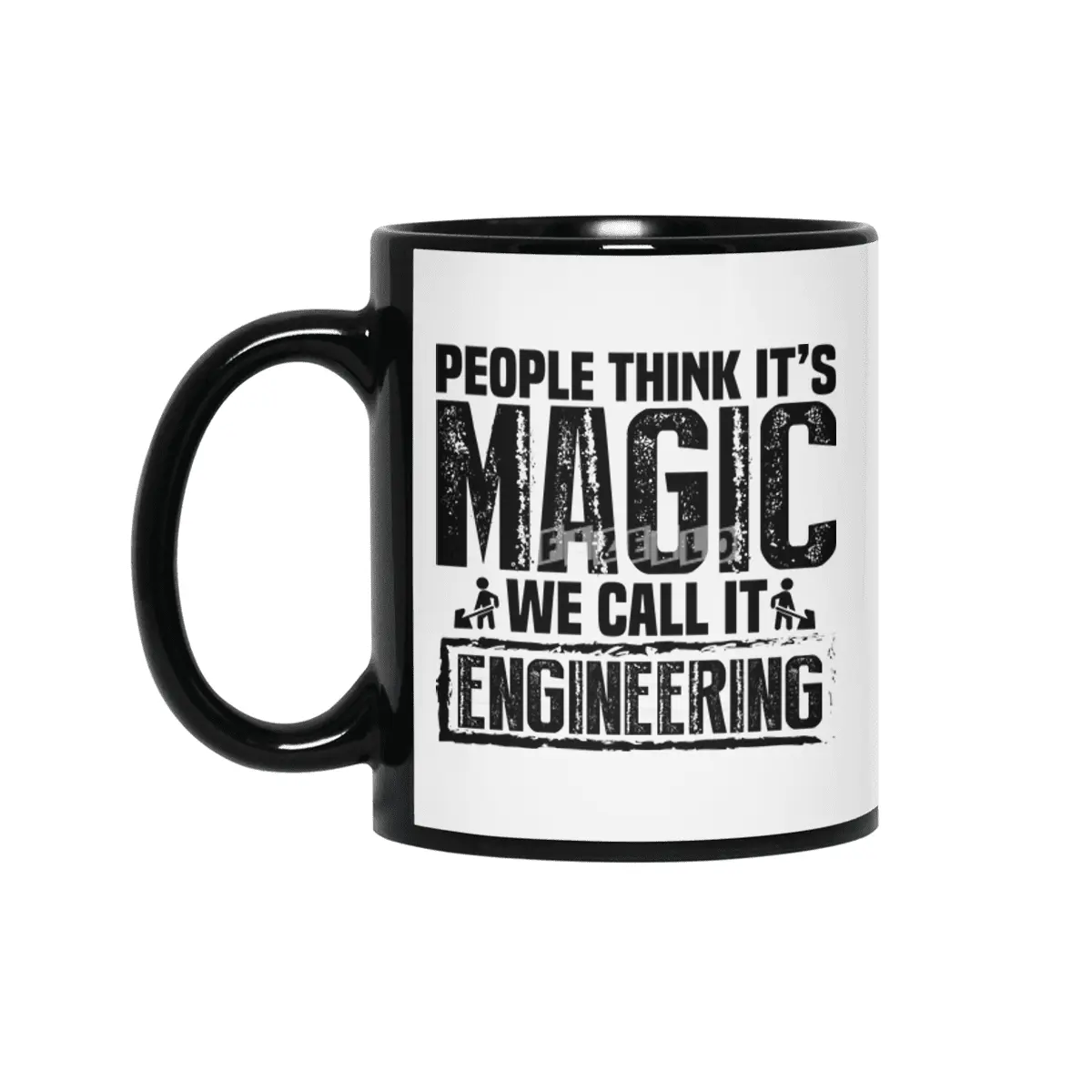 Engineer Crafts Mechanic Gift Siyah Kupa