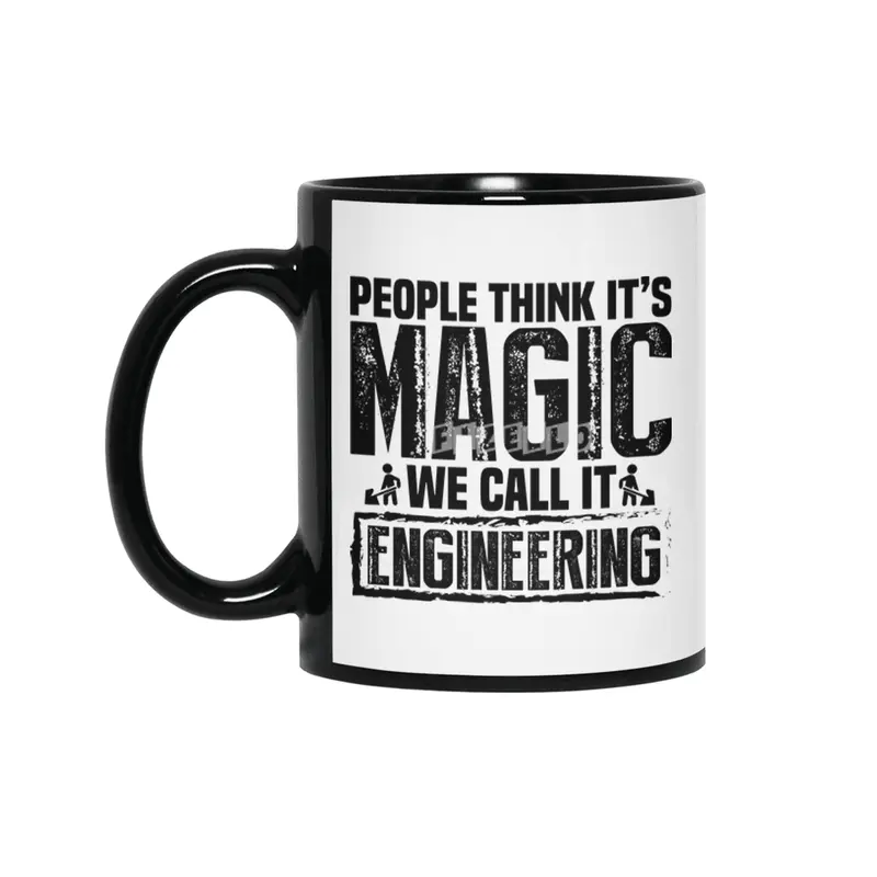 Engineer Crafts Mechanic Gift Siyah Kupa