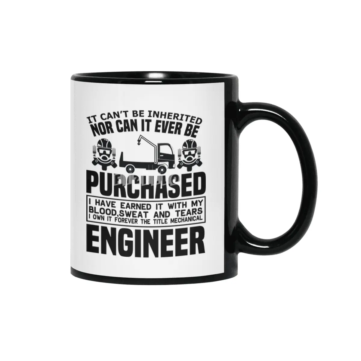 Engineer Crafts Mechanic Gift Siyah Kupa