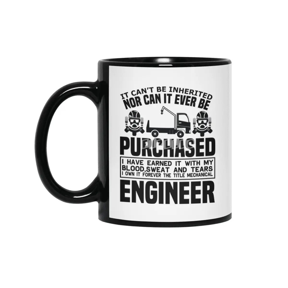 Engineer Crafts Mechanic Gift Siyah Kupa