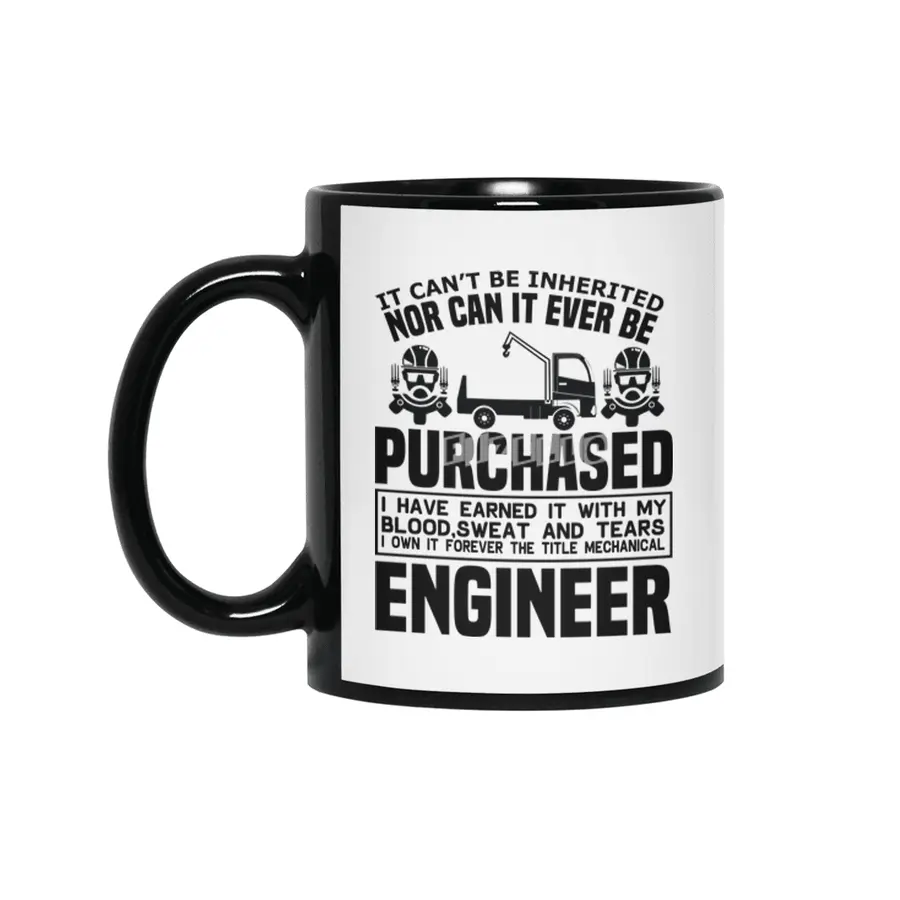 Engineer Crafts Mechanic Gift Siyah Kupa