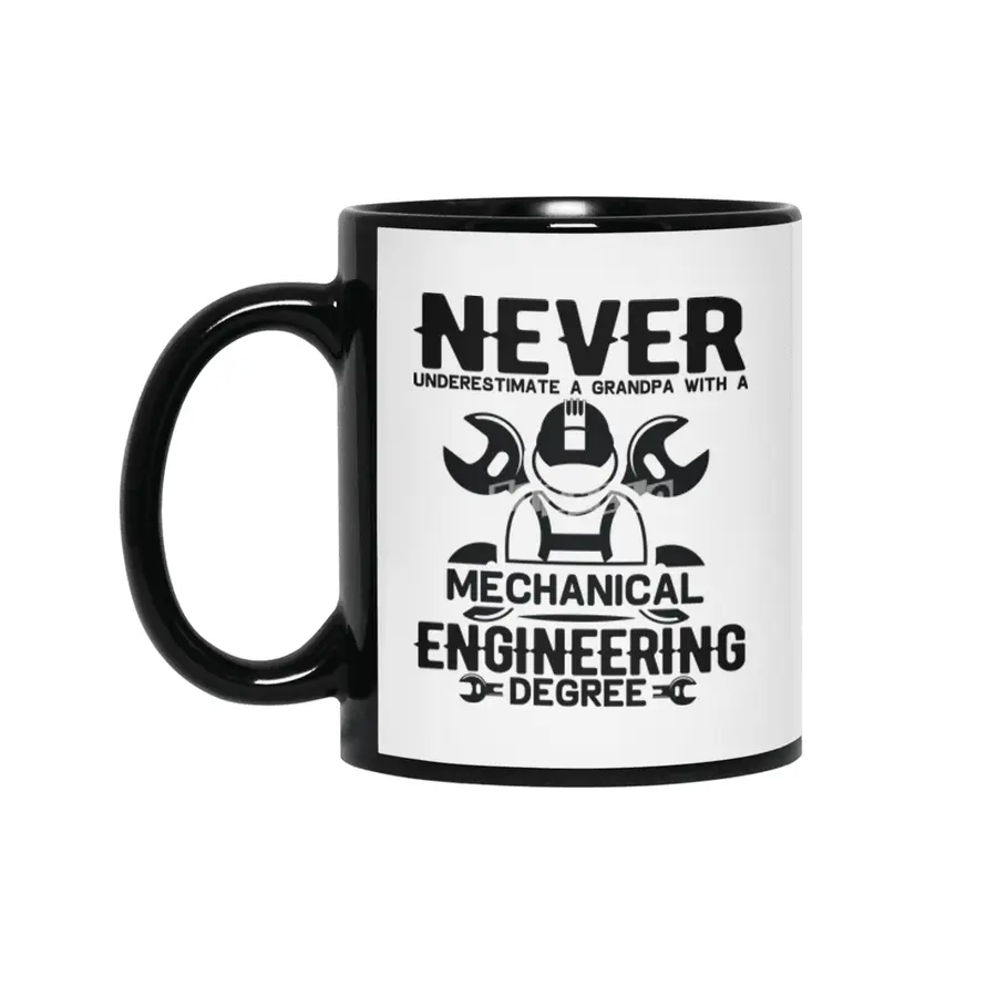 Engineer Crafts Mechanic Gift Siyah Kupa