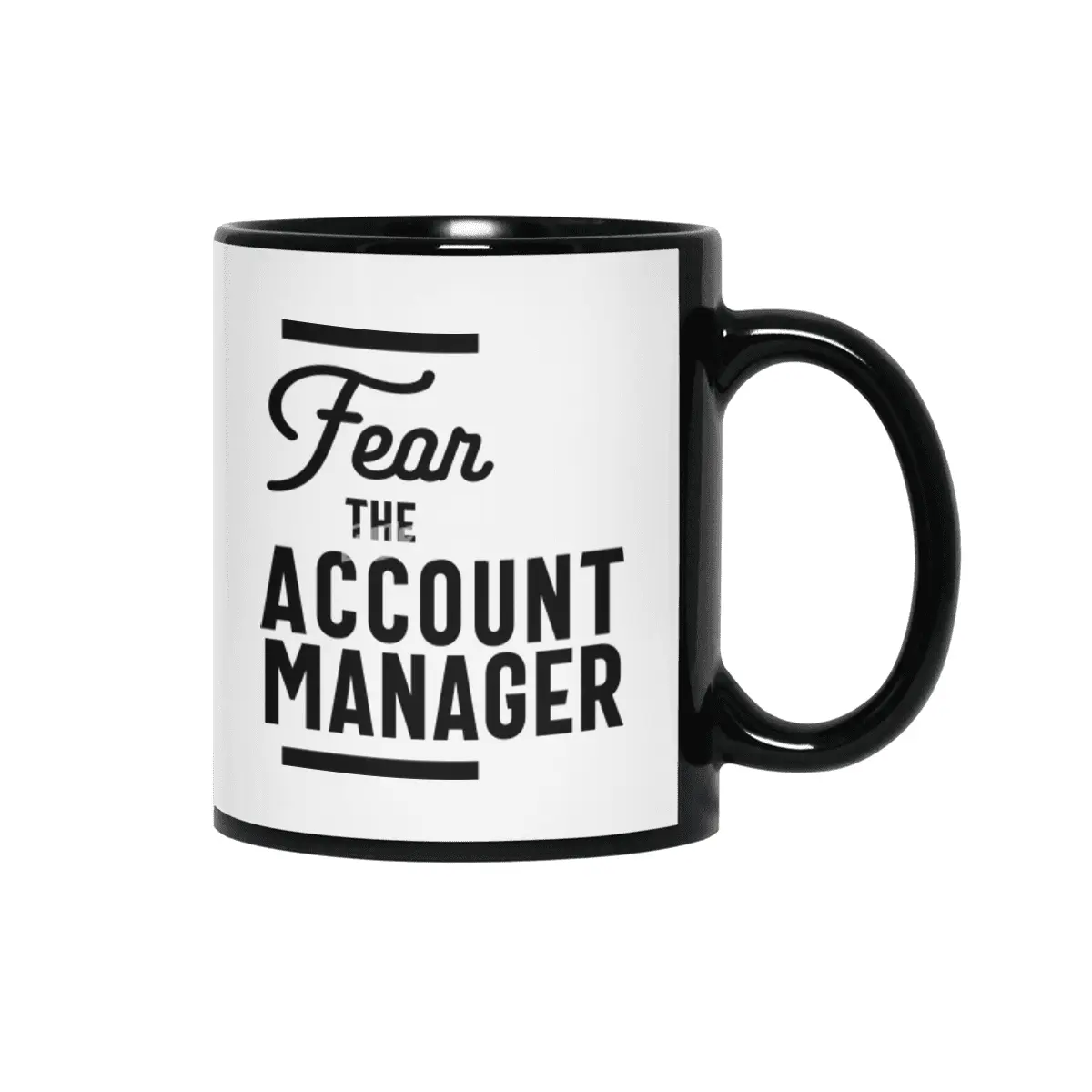 Account Manager Gift Funny Job Title Profession Birthday Idea Siyah Kupa