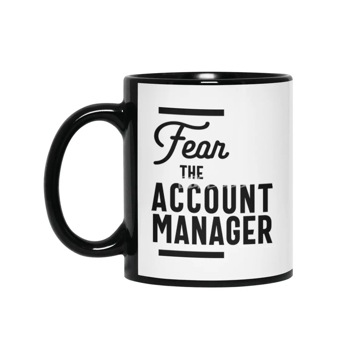Account Manager Gift Funny Job Title Profession Birthday Idea Siyah Kupa