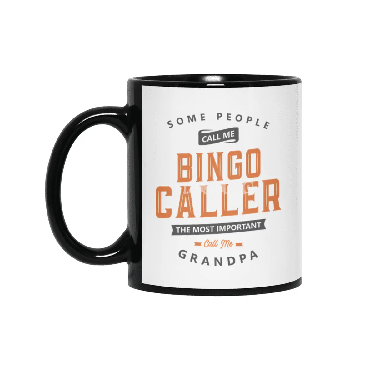 Bingo Caller Funny Job Title Profession Birthday Worker Siyah Kupa