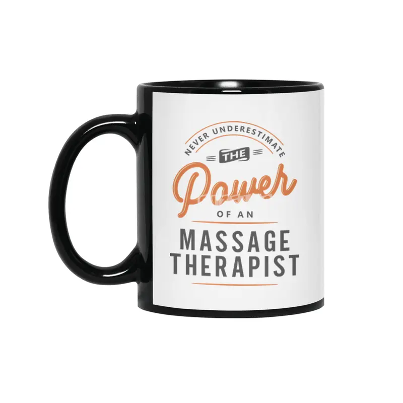 Massage Therapist Funny Job Title Profession Birthday Worker Siyah Kupa