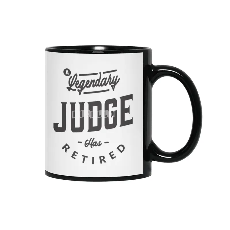 Judge Funny Job Title Profession Birthday Worker Siyah Kupa