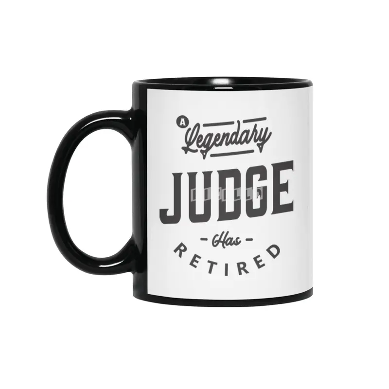 Judge Funny Job Title Profession Birthday Worker Siyah Kupa
