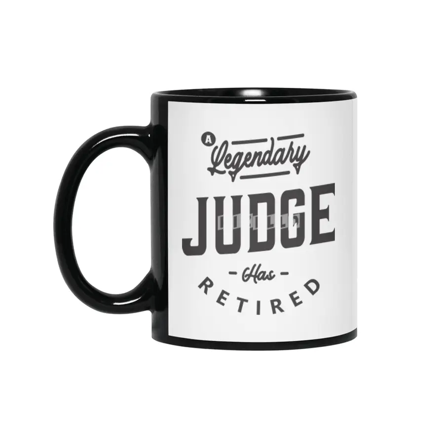 Judge Funny Job Title Profession Birthday Worker Siyah Kupa