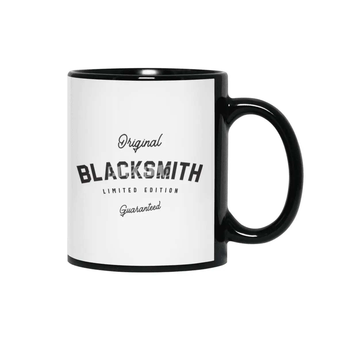 Blacksmith Funny Job Title Profession Birthday Worker Siyah Kupa