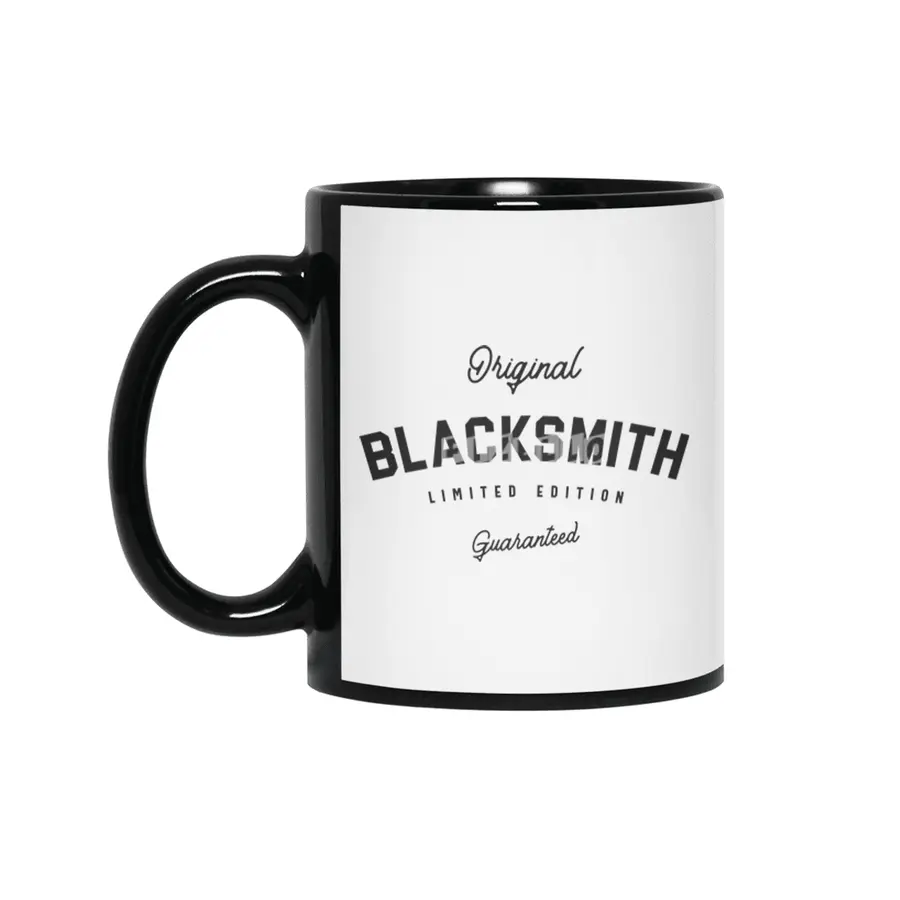 Blacksmith Funny Job Title Profession Birthday Worker Siyah Kupa