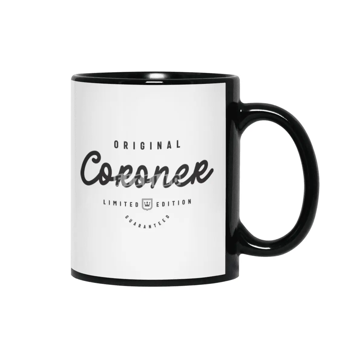 Coroner Funny Job Title Profession Birthday Worker Siyah Kupa