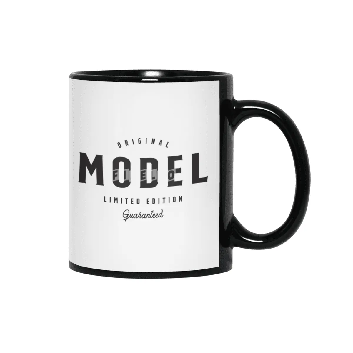Model Funny Job Title Profession Birthday Worker Siyah Kupa
