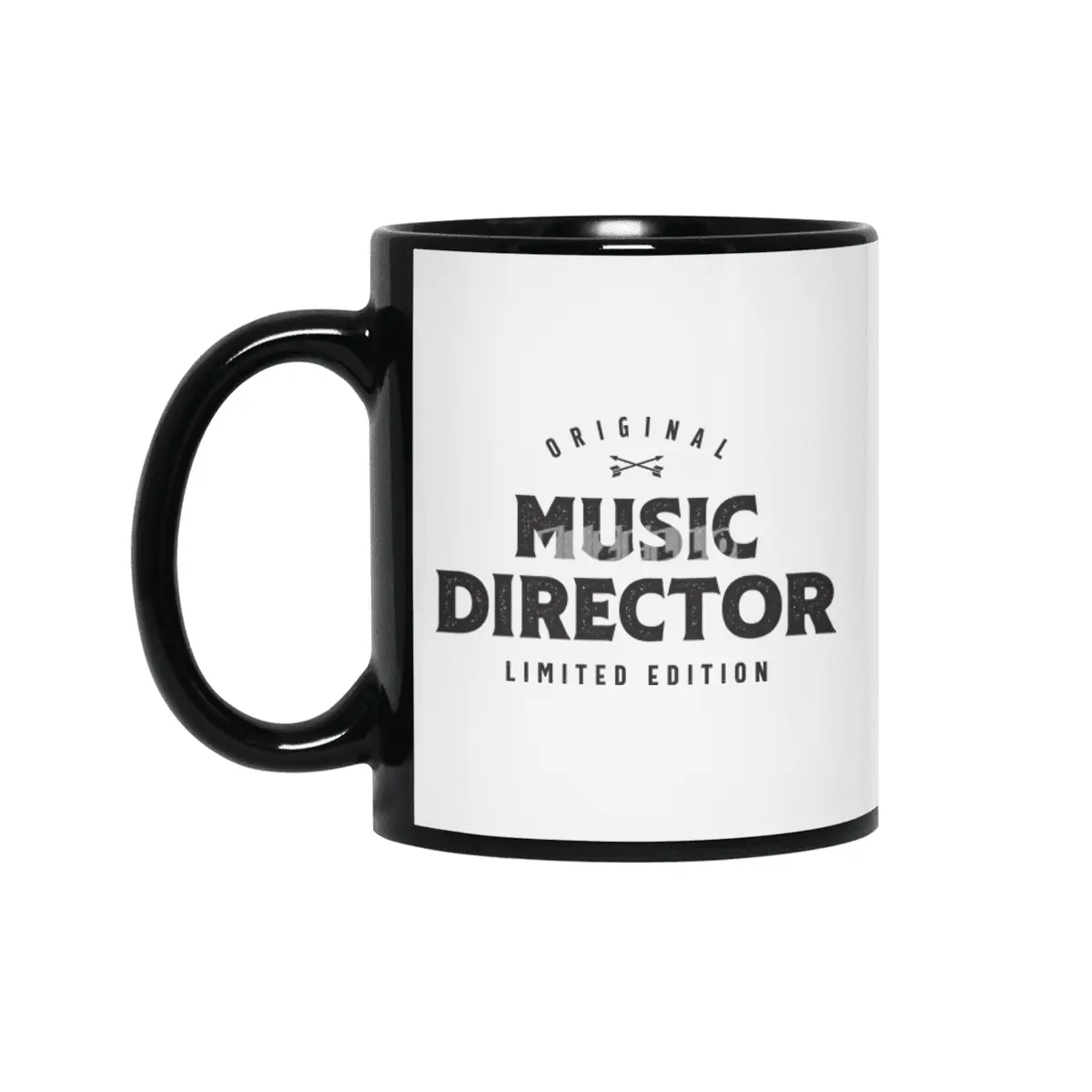 Music Director Funny Job Title Profession Birthday Worker Siyah Kupa