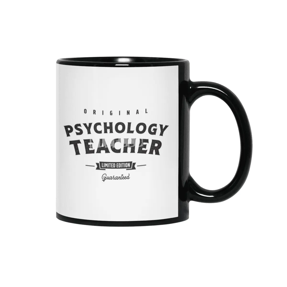 Psychology Teacher Funny Job Title Profession Birthday Worker Siyah Kupa