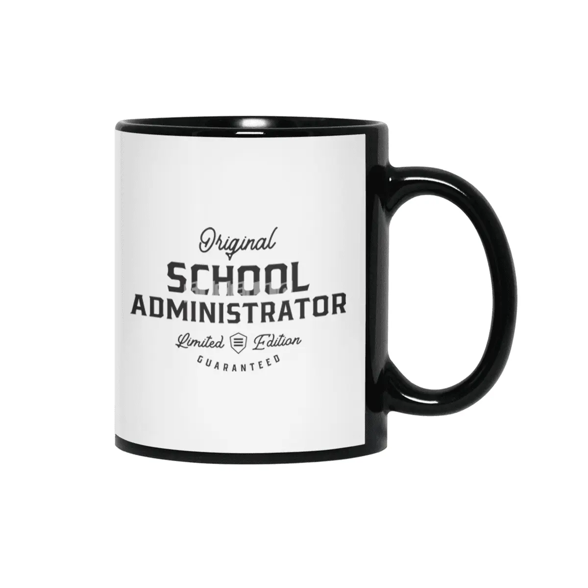 School Administrator Funny Job Title Profession Birthday Worker Siyah Kupa