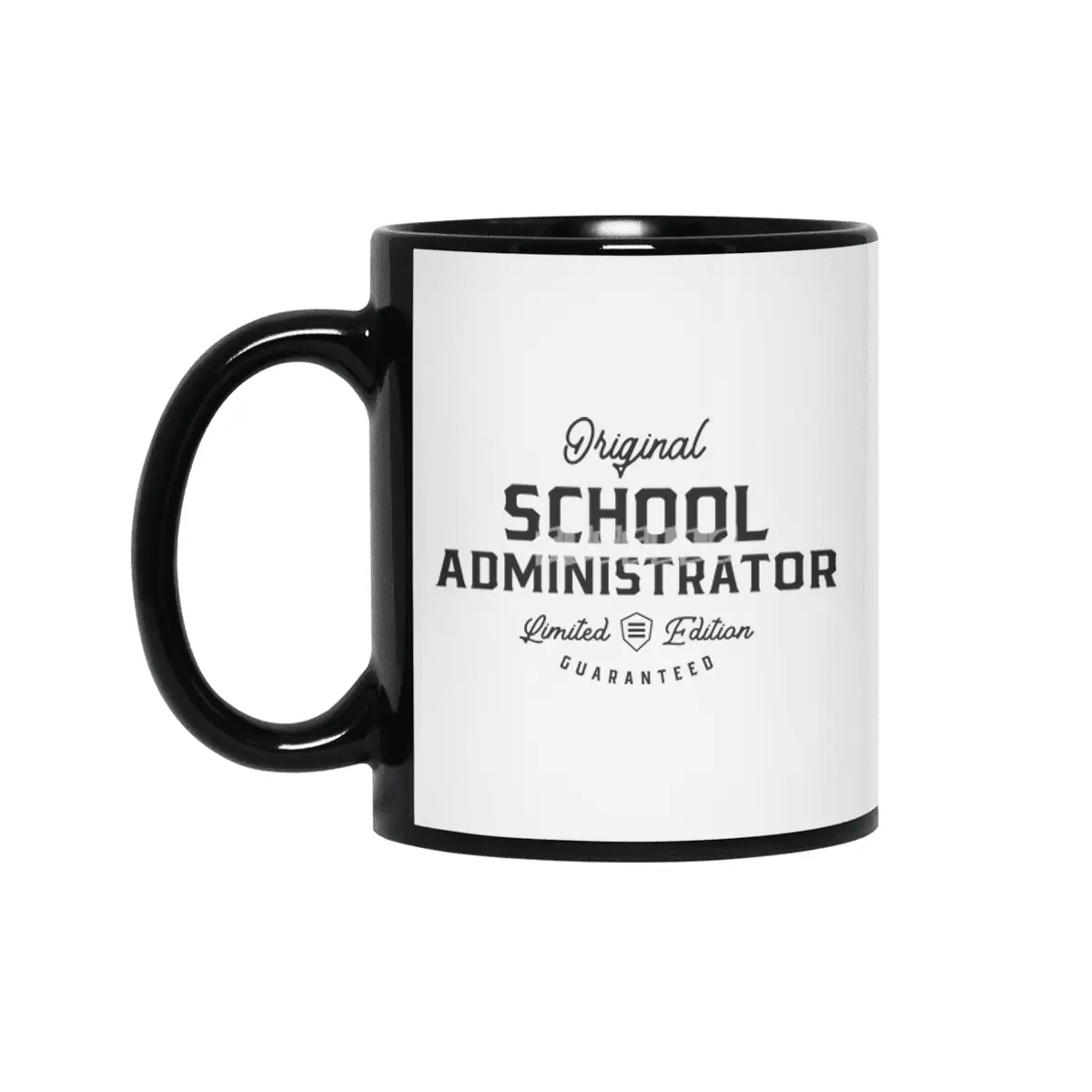 School Administrator Funny Job Title Profession Birthday Worker Siyah Kupa