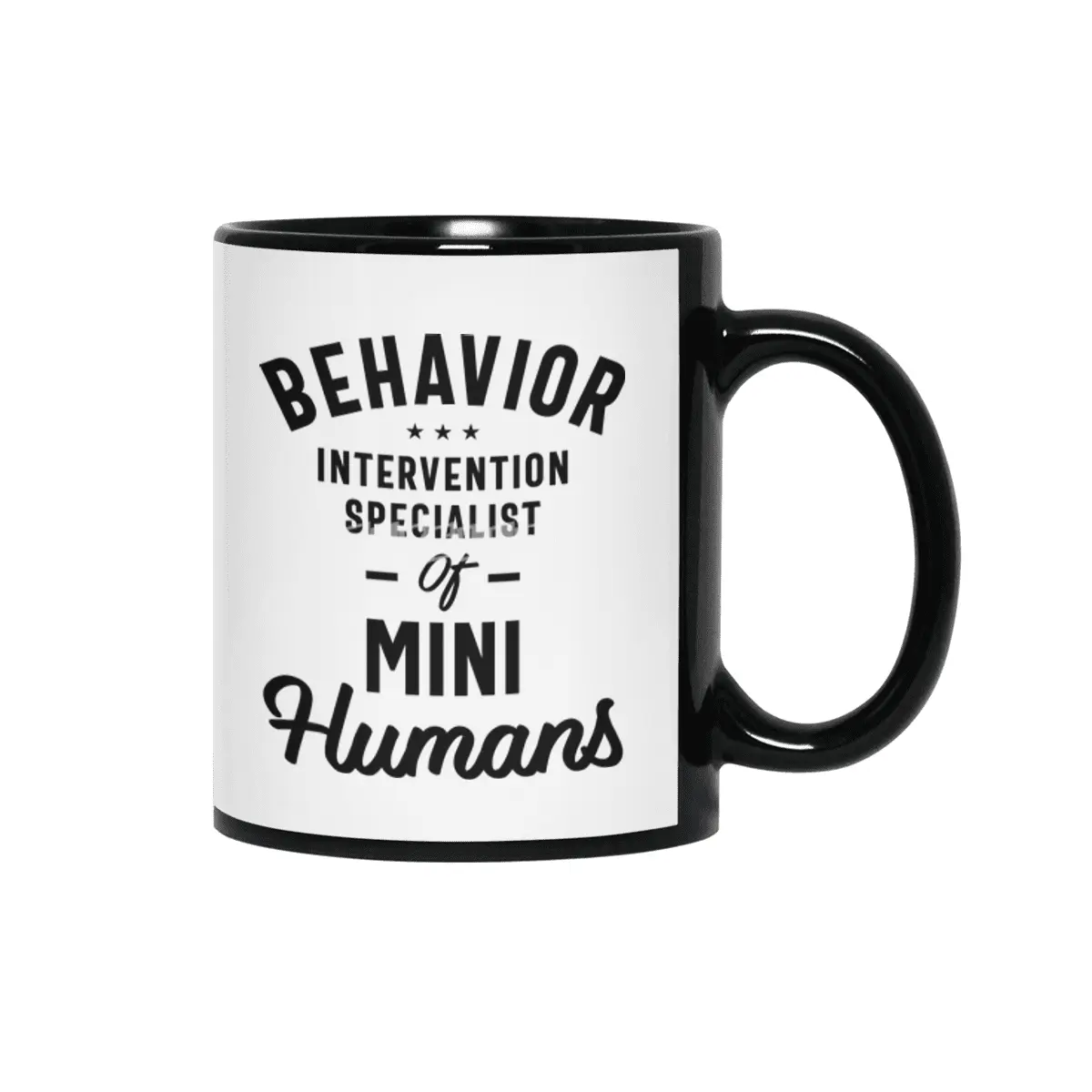 Behavior Intervention Specialist Job Title Gift Siyah Kupa