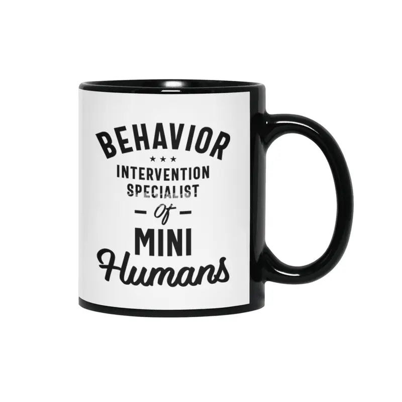 Behavior Intervention Specialist Job Title Gift Siyah Kupa