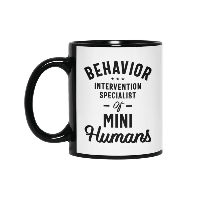 Behavior Intervention Specialist Job Title Gift Siyah Kupa