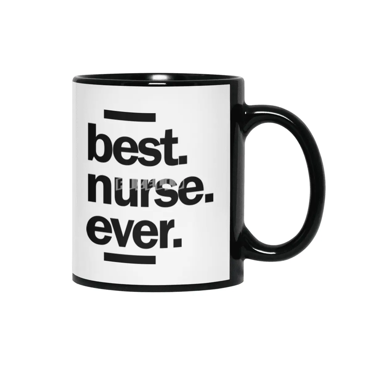 Best Nurse Ever Job Title Men Women Gift Siyah Kupa