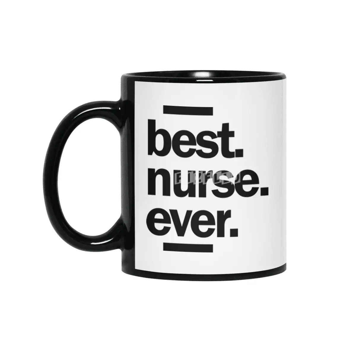 Best Nurse Ever Job Title Men Women Gift Siyah Kupa