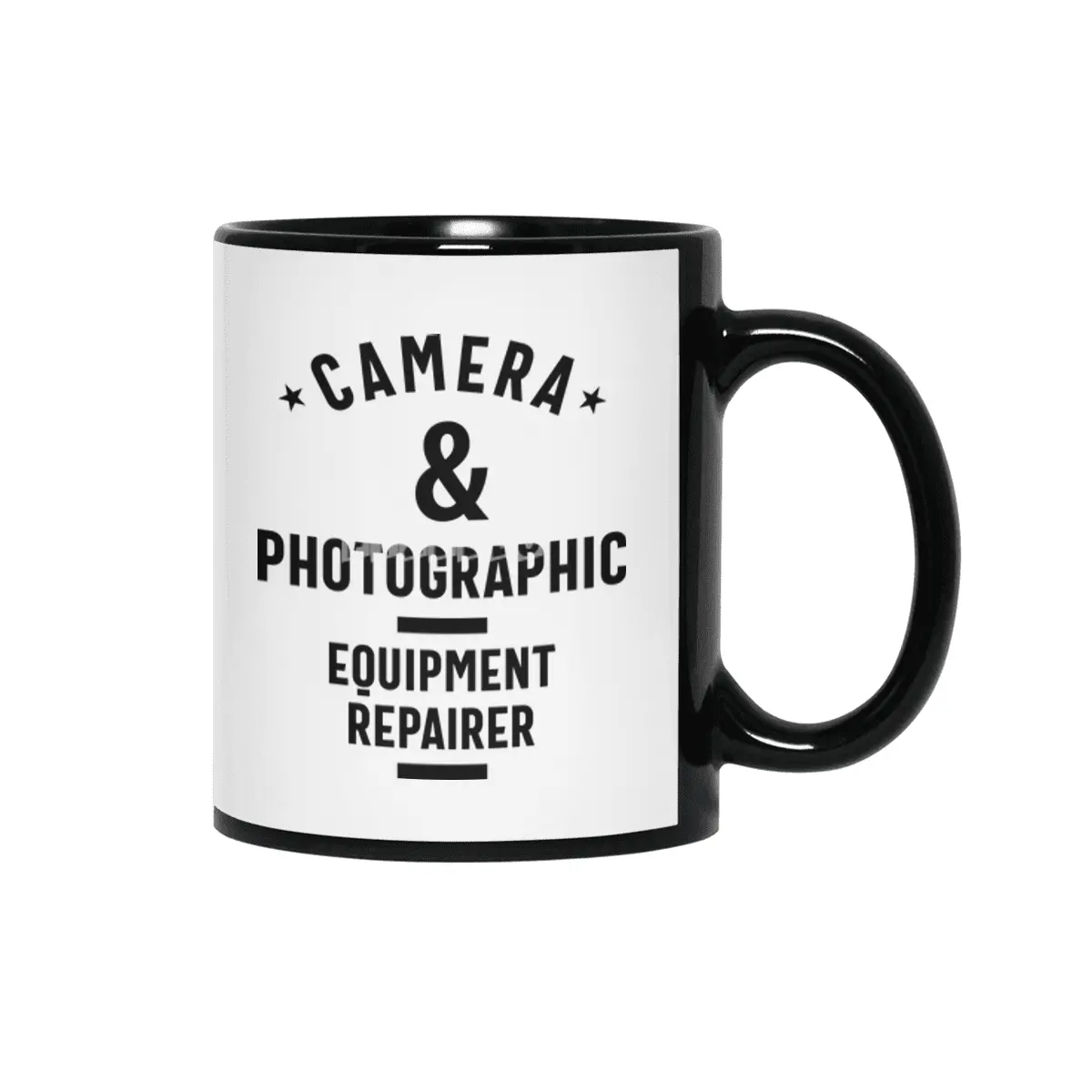 Camera & Photographic Equipment Repairer Job Title Gift Siyah Kupa