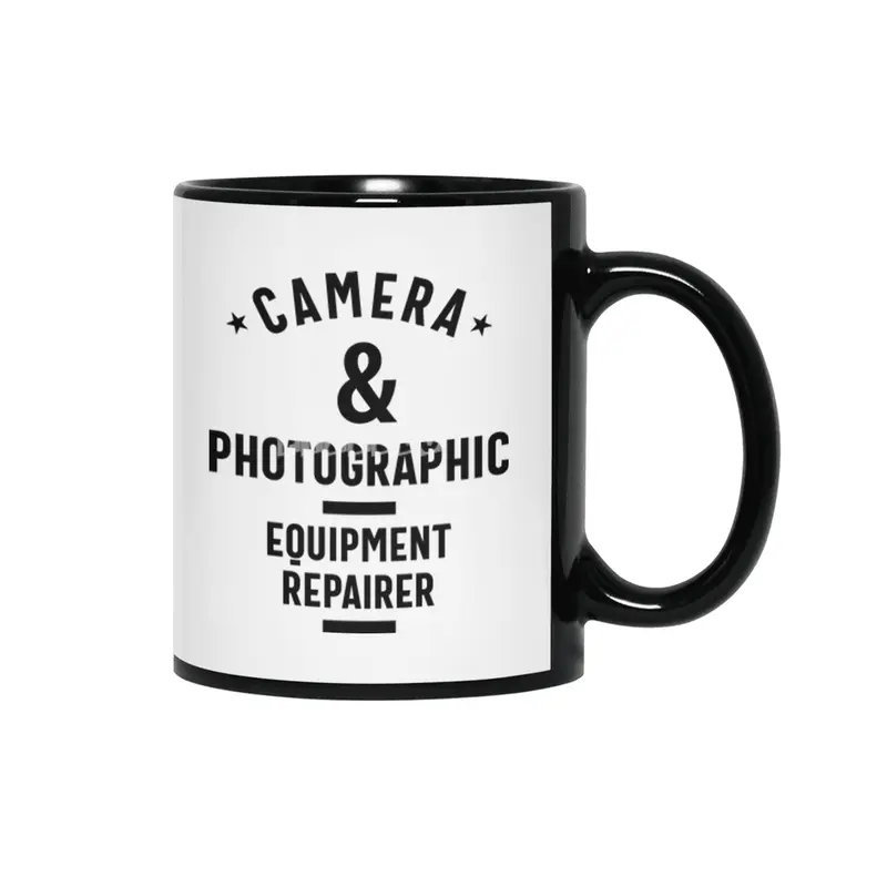 Camera & Photographic Equipment Repairer Job Title Gift Siyah Kupa
