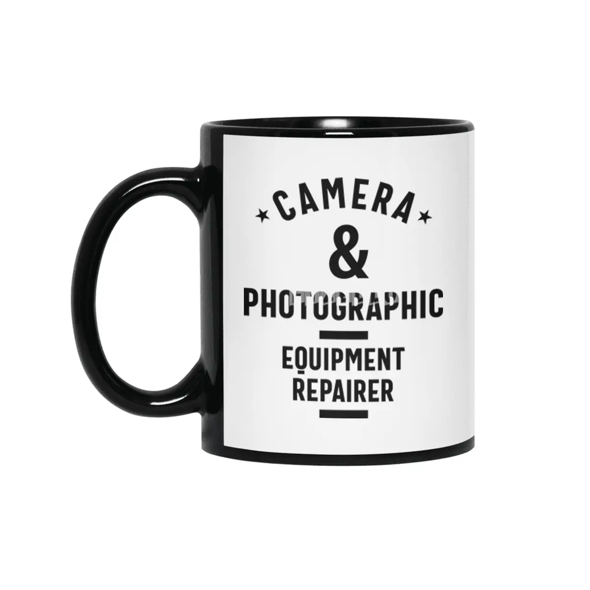 Camera & Photographic Equipment Repairer Job Title Gift Siyah Kupa