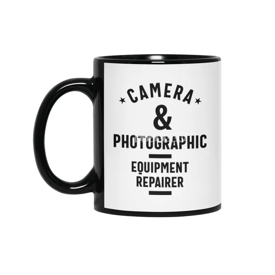 Camera & Photographic Equipment Repairer Job Title Gift Siyah Kupa