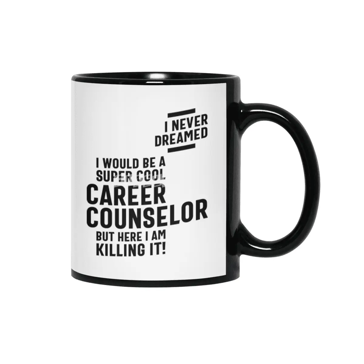 Career Counselor Job Title Gift Siyah Kupa