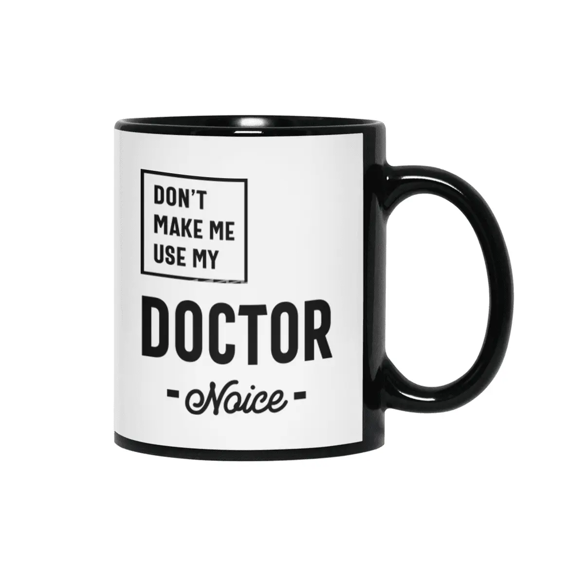 Doctor Job Title Men Women Gift Siyah Kupa