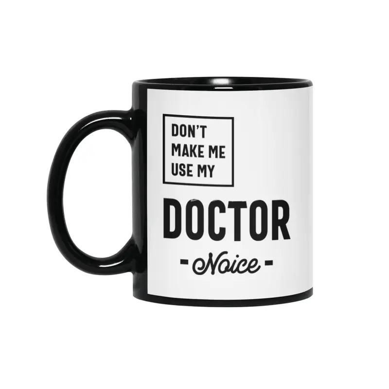 Doctor Job Title Men Women Gift Siyah Kupa