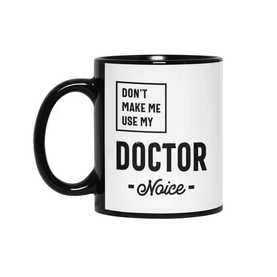 Doctor Job Title Men Women Gift Siyah Kupa