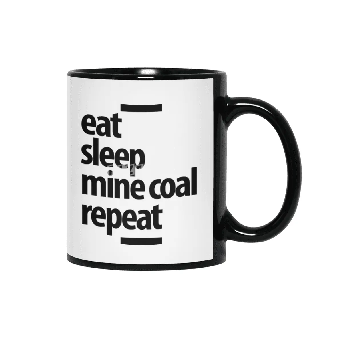 Funny Gift Mine Coal Job Title Gift Siyah Kupa