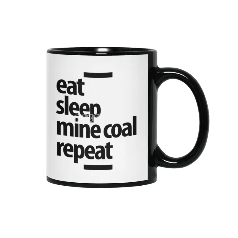 Funny Gift Mine Coal Job Title Gift Siyah Kupa
