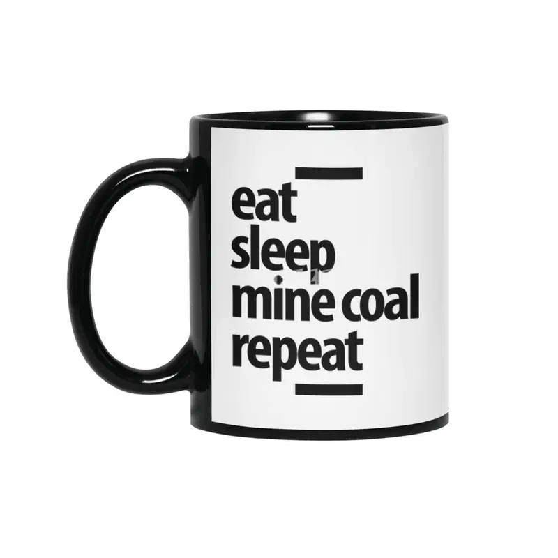 Funny Gift Mine Coal Job Title Gift Siyah Kupa