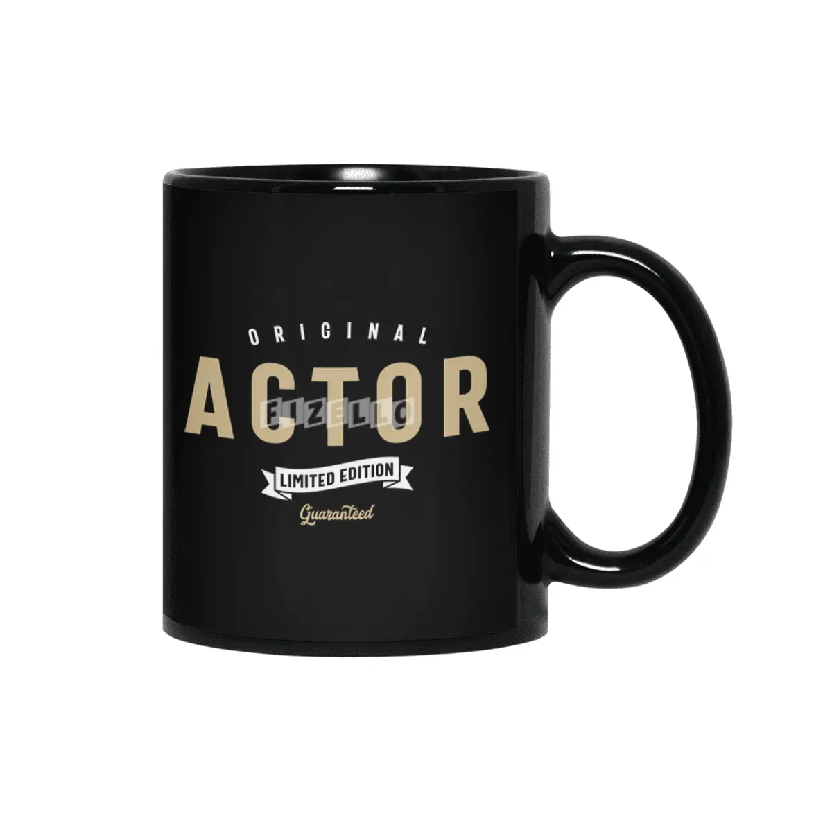 Actor Funny Job Title Profession Birthday Worker Siyah Kupa