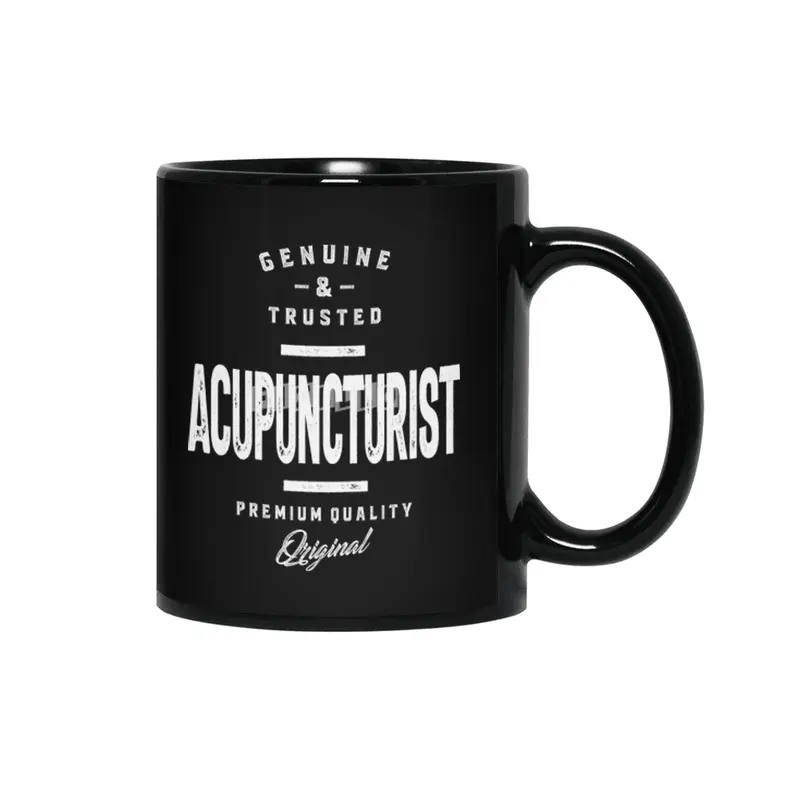 Acupuncturist Gift Funny Job Title Profession Birthday Idea Siyah Kupa