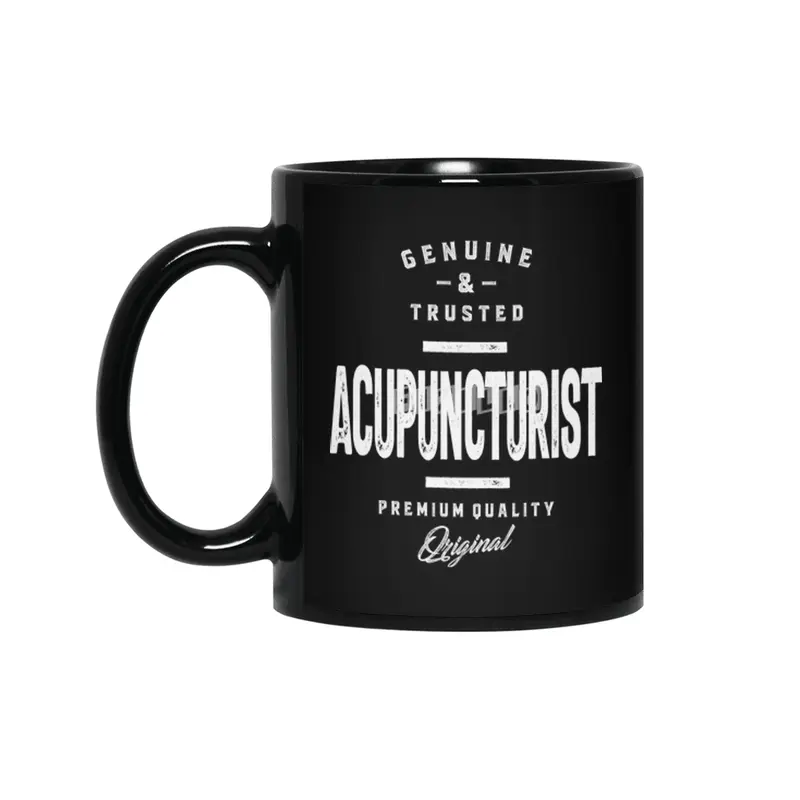 Acupuncturist Gift Funny Job Title Profession Birthday Idea Siyah Kupa