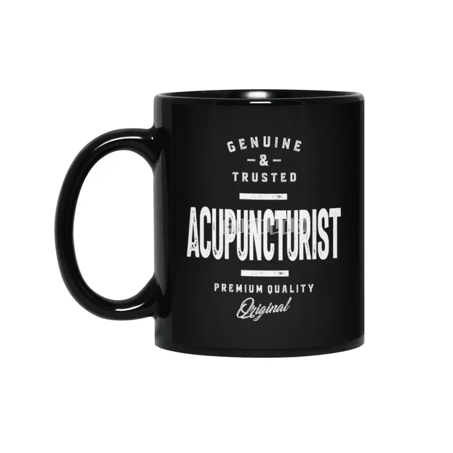 Acupuncturist Gift Funny Job Title Profession Birthday Idea Siyah Kupa