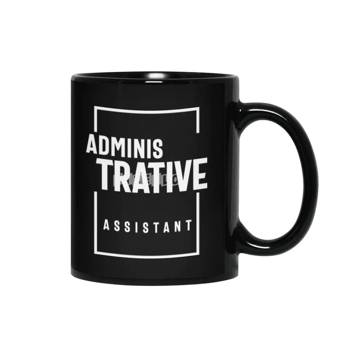 Administrative Assistant Gift Funny Job Title Profession Birthday Idea Siyah Kupa