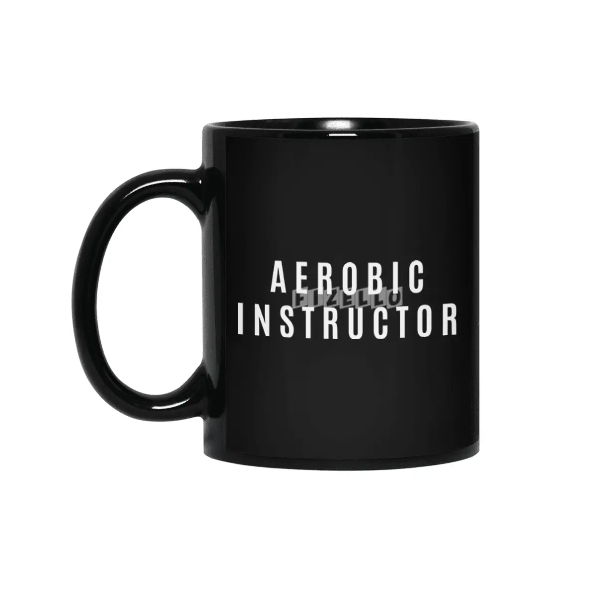 Aerobic Instructor Gift Funny Job Title Profession Birthday Idea Siyah Kupa