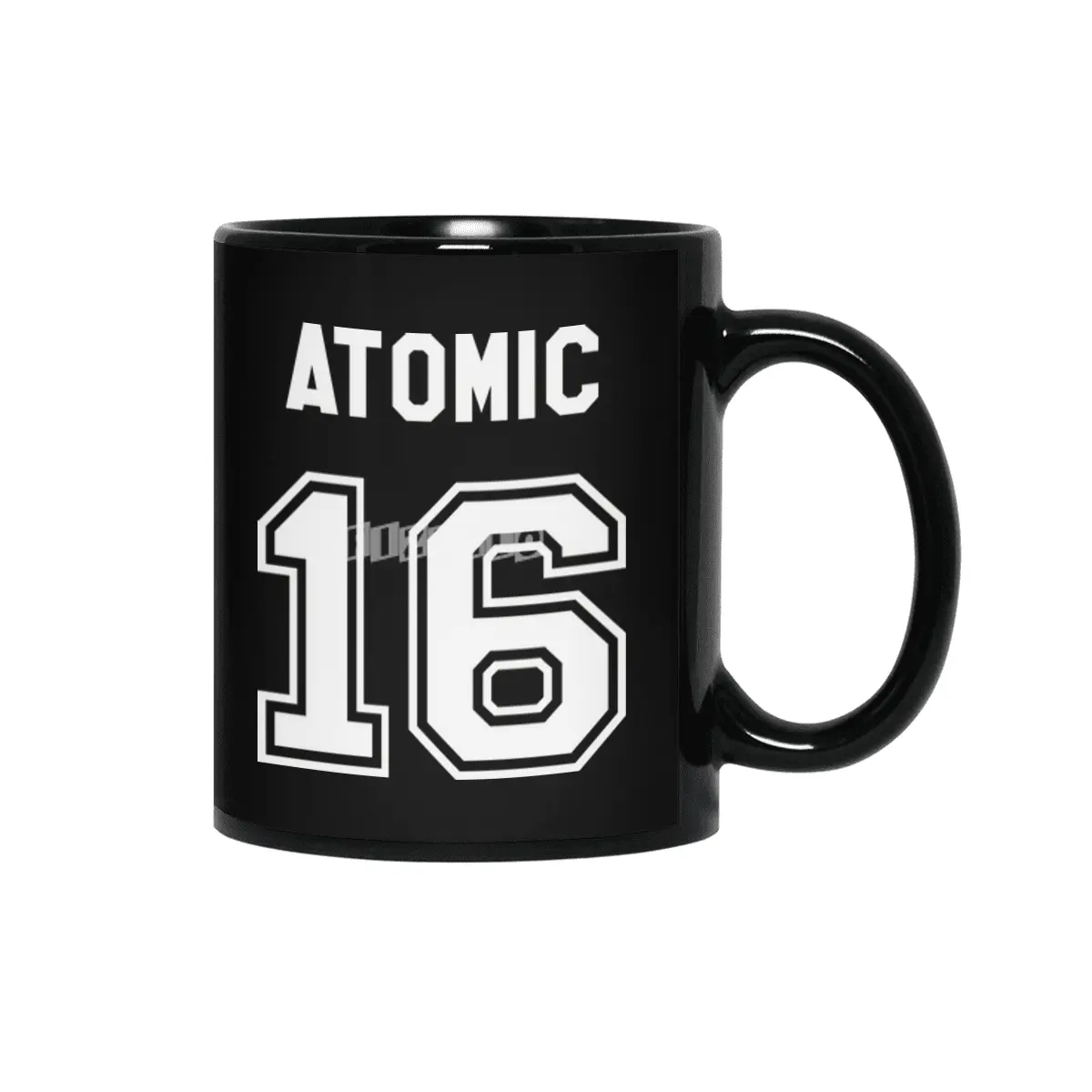 atomic number 16 Siyah Kupa